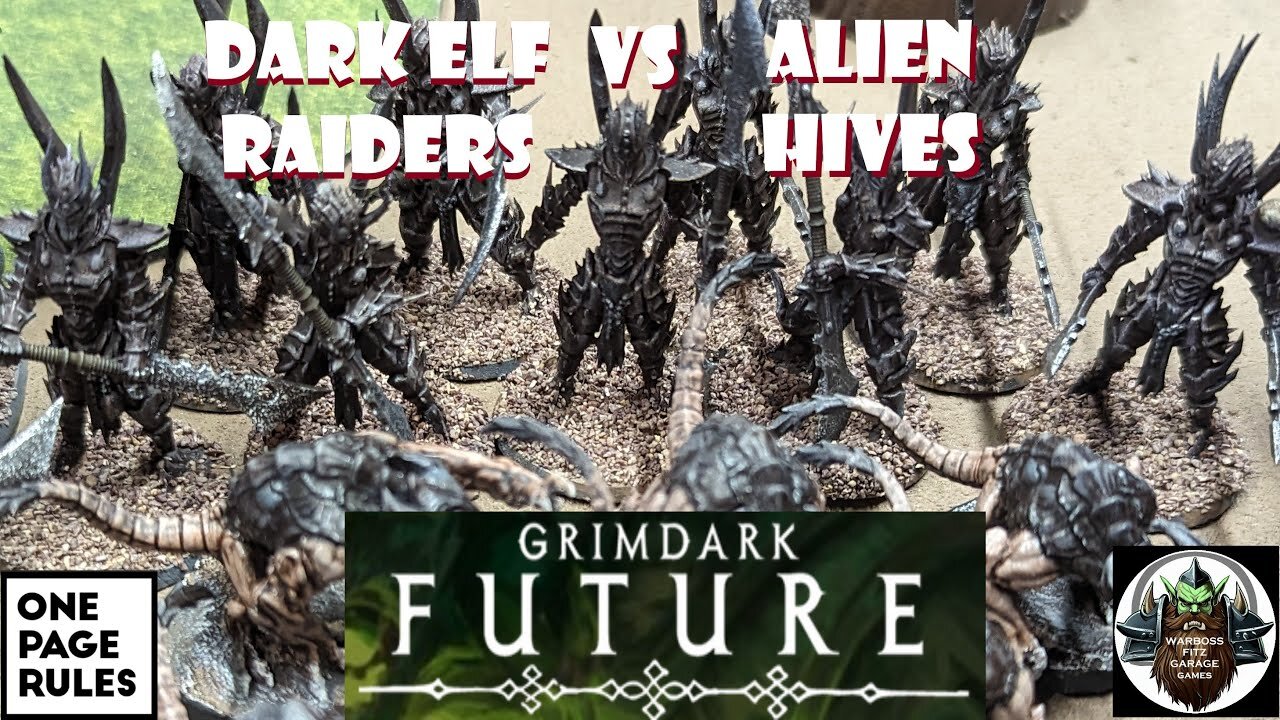 Grimdark Future: Dark Elf Raiders Battle Report