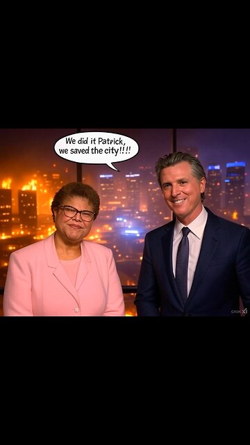 We Did It Patrick We Saved The City!!! Gavin Newsom Meme/ Karen Bass Meme 🔥