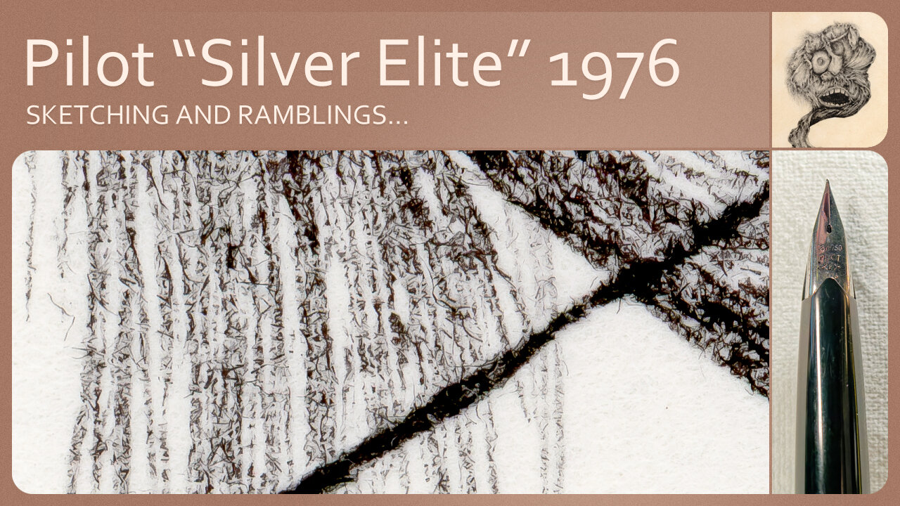 Pilot "Silver Elite" 1976 pocket fountain pen