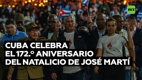 Marcha de las antorchas: Cuba celebra el 172.º aniversario del natalicio de José Martí