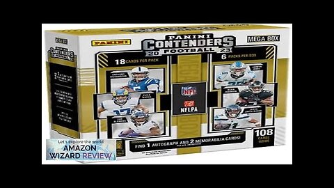 2023 Panini Contenders Football Sealed Mega Box (2 Memorabilia and 1 Autograph Review