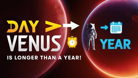 A Day on Venus is Longer Than a Year!