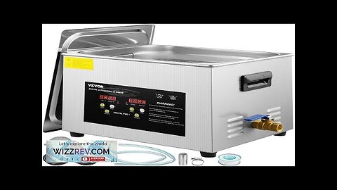 VEVOR 15L Upgraded Ultrasonic Cleaner (600W Heater360W Ultrasonic) Professional Digital Lab Review