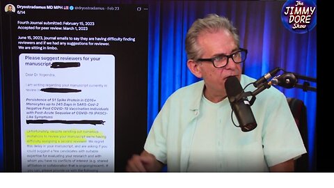 Yale Scientist Confirm mRNA Vaccine Cause Post Vaccination Syndrome | Jimmy Dore
