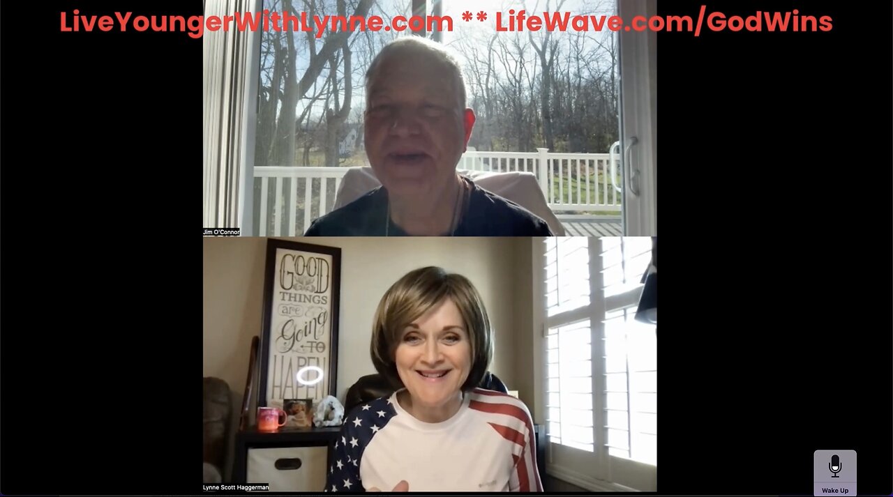 Lynne Hit By Frequency, Live, During Wearable Med Bed Show with Bishop Jim O'Connor