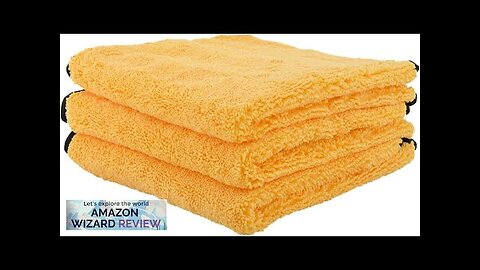 Chemical Guys MIC_506_03 Professional Grade Premium Microfiber Towels Gold (16 Inch x Review