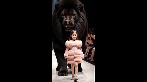 The Black Lion’s Grace Captivates Fashion and Nature Lovers #agt #lion #magic #lion