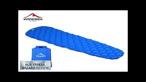 Widesea Camping Inflatable Mattress In Tent Folding Camp Bed Sleeping Pad Picnic Review