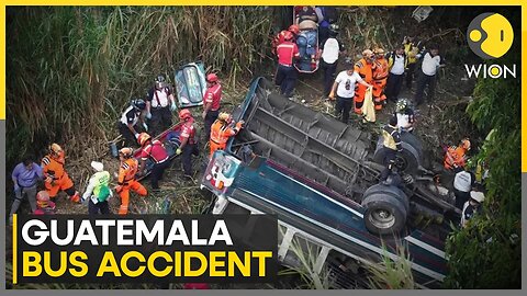 Guatemala Bus Crash: Tragic Accident Caught on Camera | Shocking Footage! | NEWS | WION