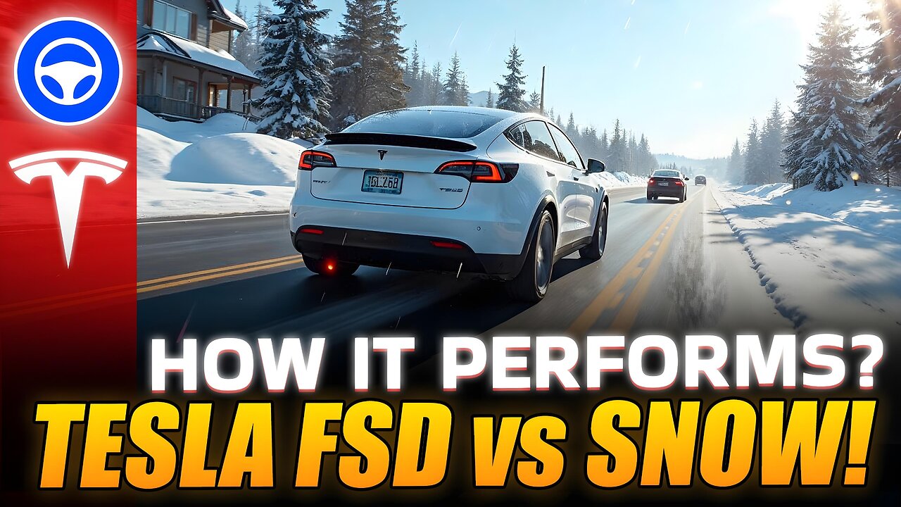 Tesla FSD 12.6.1 SHOCKS in Snow Test!