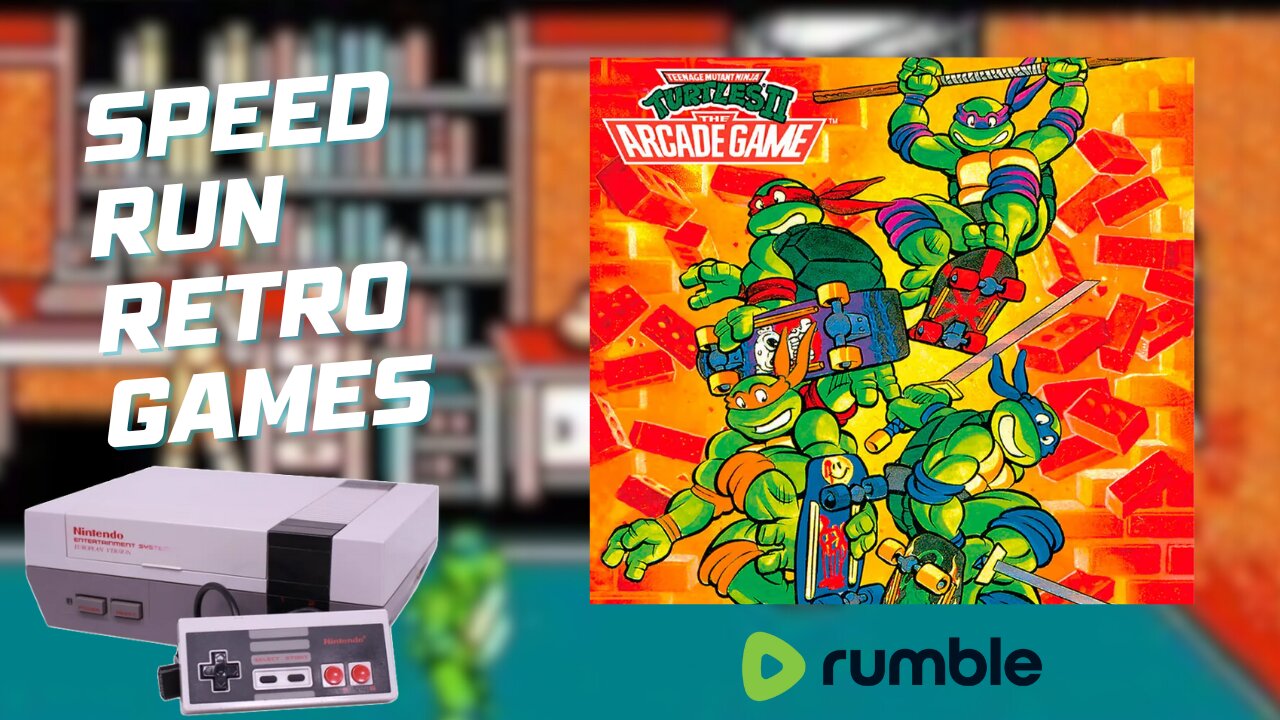 Speed run of Teenage Mutant Ninja Turtles II - The Arcade Game NES