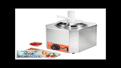 VEVOR Electric Cheese Dispenser with Pump 2.3 Qt Commercial Hot Fudge Warmer Review