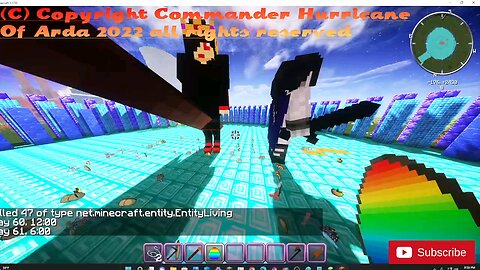 Minecraft mob battle nuclear Joestar and Kars vs rainbow centipede