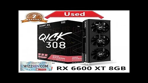 XFX RX 6600 XT 6600XT RX6600 XT 8GB Graphics Card AMD GPU Review