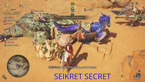 Monster Hunter Wilds NOT SO SECRET Seikret!!