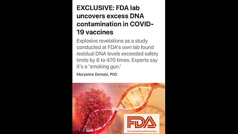 The FDA knew for years the dangers of MRNA.