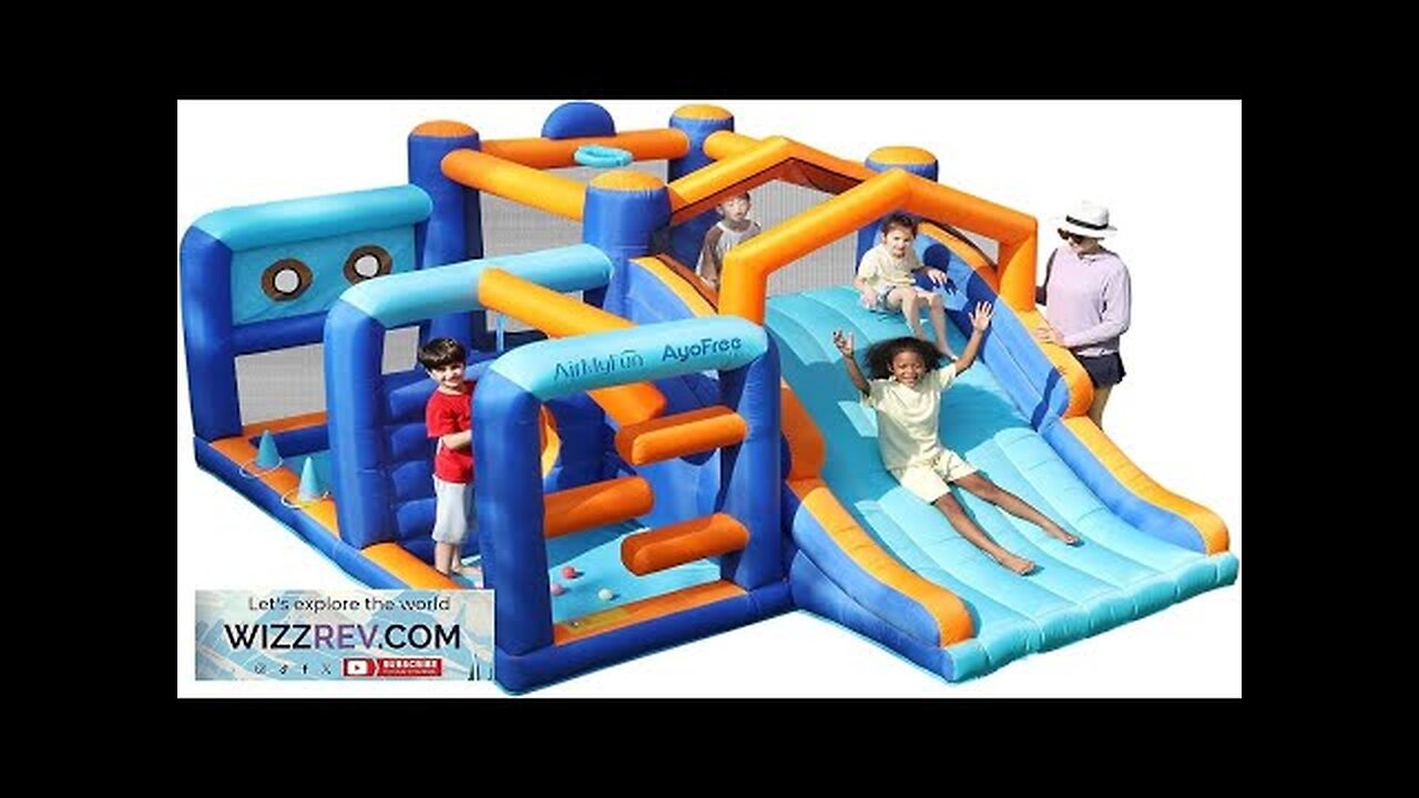 AirMyFun Inflatable Bounce House Bouncer & Slide with Air Blower Play House Review