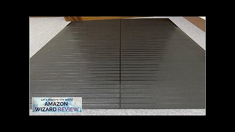 Ottomanson Floor Protector Collection Waterproof Non-Slip Black Design Indoor Customizable Review