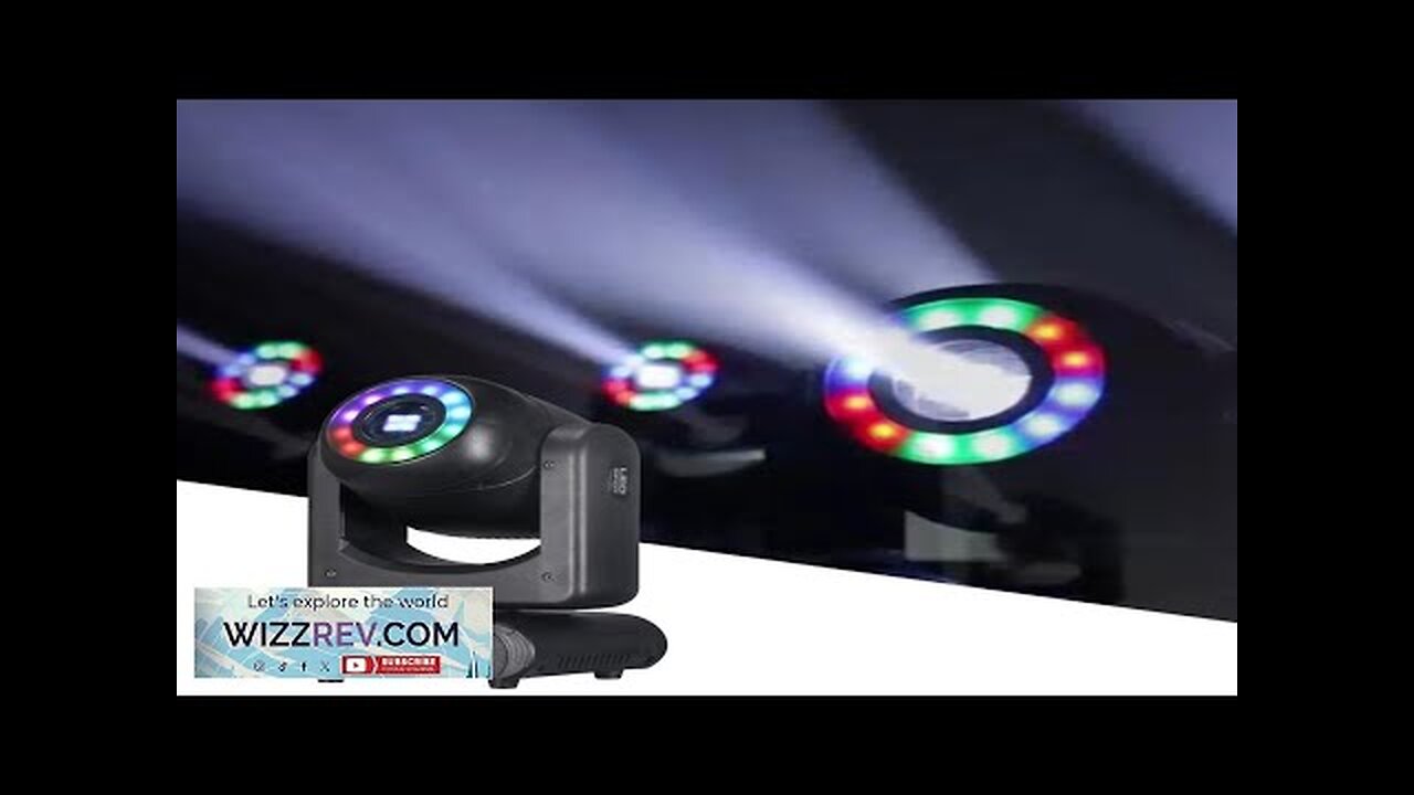 YUER Led Beam Moving Head Stage Light 100W 5 Face Prism Review