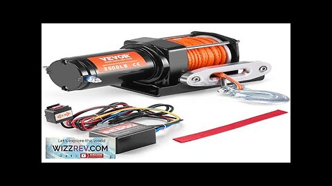 VEVOR Electric Winch ATV UTV 3500 lb Synthetic Rope Waterproof Wired Control Review