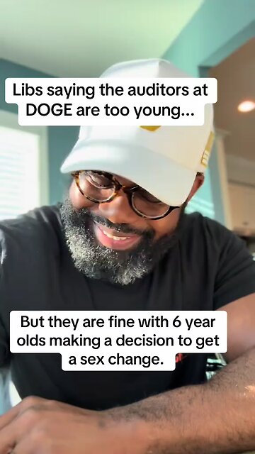 Now the auditors at DOGE are too young?