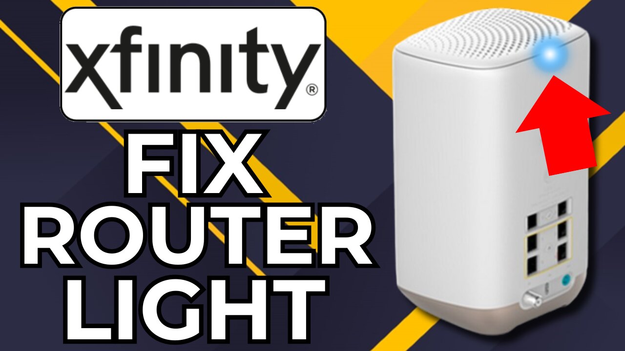 HOW TO FIX XFINITY ROUTER BLINKING BLUE