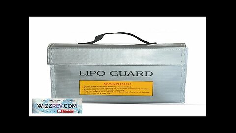 240*180*64mm Multifunctional Fire Retardant Explosion-proof Bag Battery Safety Bag for Lipo Review