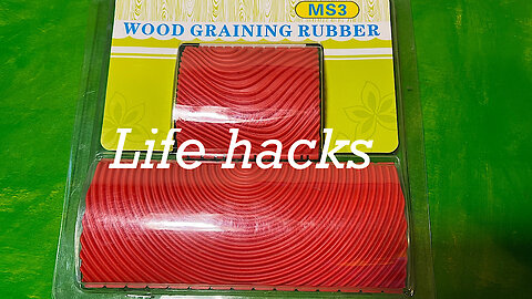 Wood graining rubber