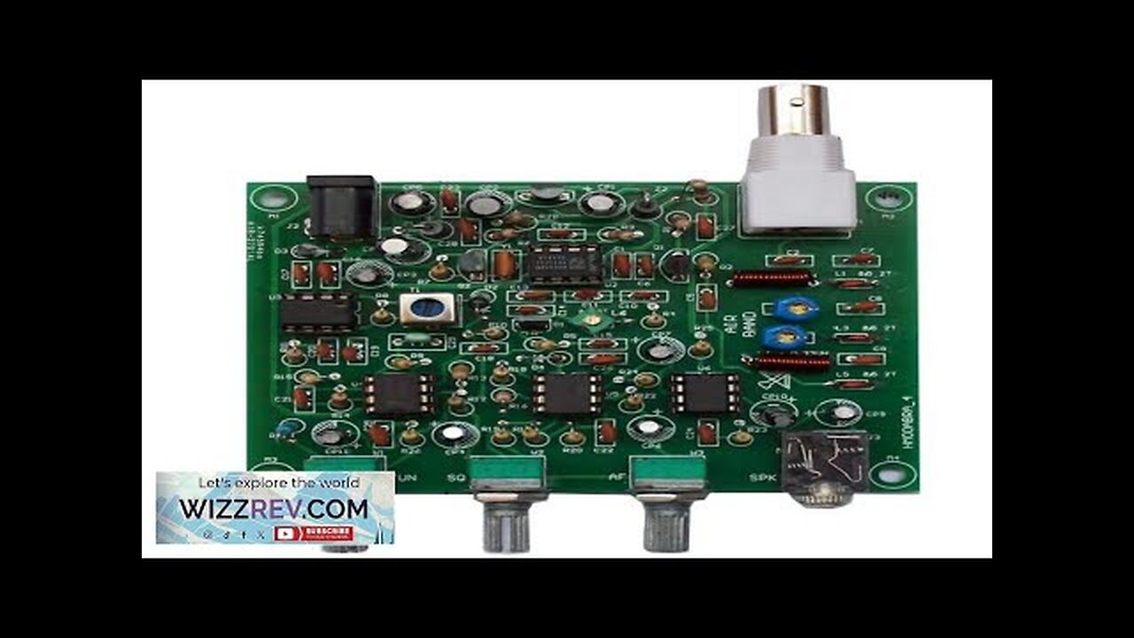 DIY Aviation Band Receiver Kit High Sensitivity Airwave Receiver Classic Version Review