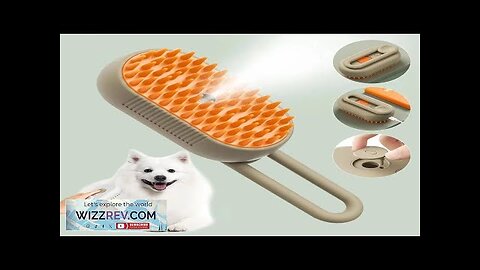 3-in-1 Electric Pet Deshedding Brush Water Dog Spray Comb Massage USB Charging Review