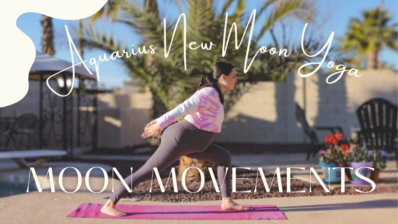 Moon Movements: Aquarius New Moon Yoga | Go inwards and create space