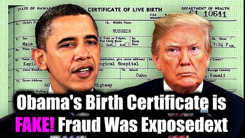 Obama's Birth Certificate is FAKE! Fraud Was Exposed