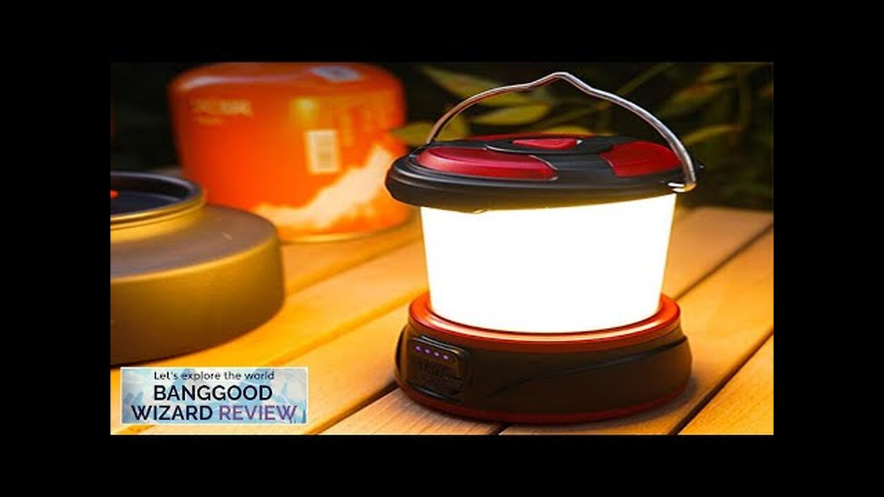 Portable LED Camping Lantern Outdoor Hanging Lights Waterproof Tent Light Night Light Review