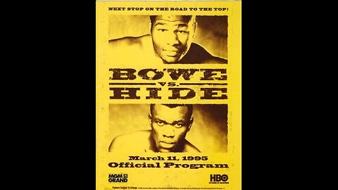 Riddick Bowe vs Herbie Hide - Mar 11 1995