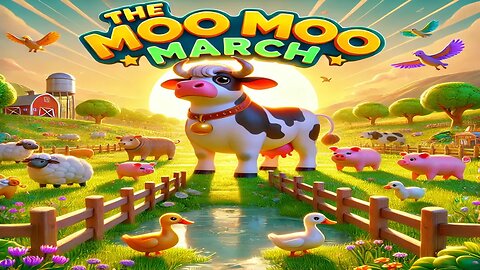 The Moo Moo March Kids Song