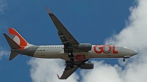Boeing 737-800 PR-GGE coming from Brasília to Fortaleza