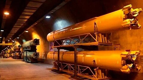 Iran showcases underground storage facility for long-range missiles