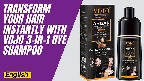 Transform Your Hair Instantly with VOJO 3-in-1 Dye Shampoo “Advantages & Disadvantages”