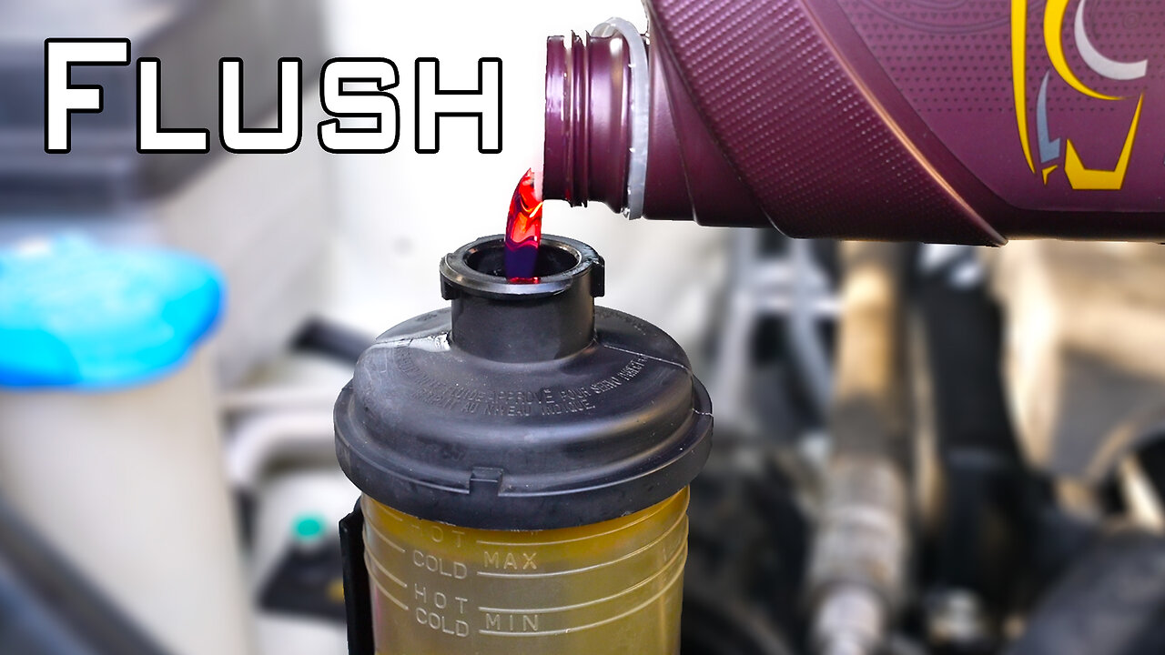 Power steering fluid flush, without pump in less than 10 minutes/Power steering fluid change/ALIMECH
