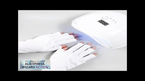 2pcs Anti Nails UV Protection Gloves Led Lamp Radiation Proof Glove Protecter Review