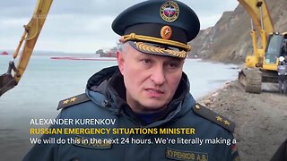 Russia forms emergency task force as Kerch Strait oil spill continues to spread