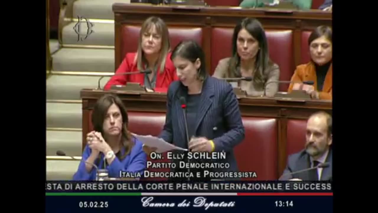 Elly Schlein dalla Camera dei Deputati (05.02.25)