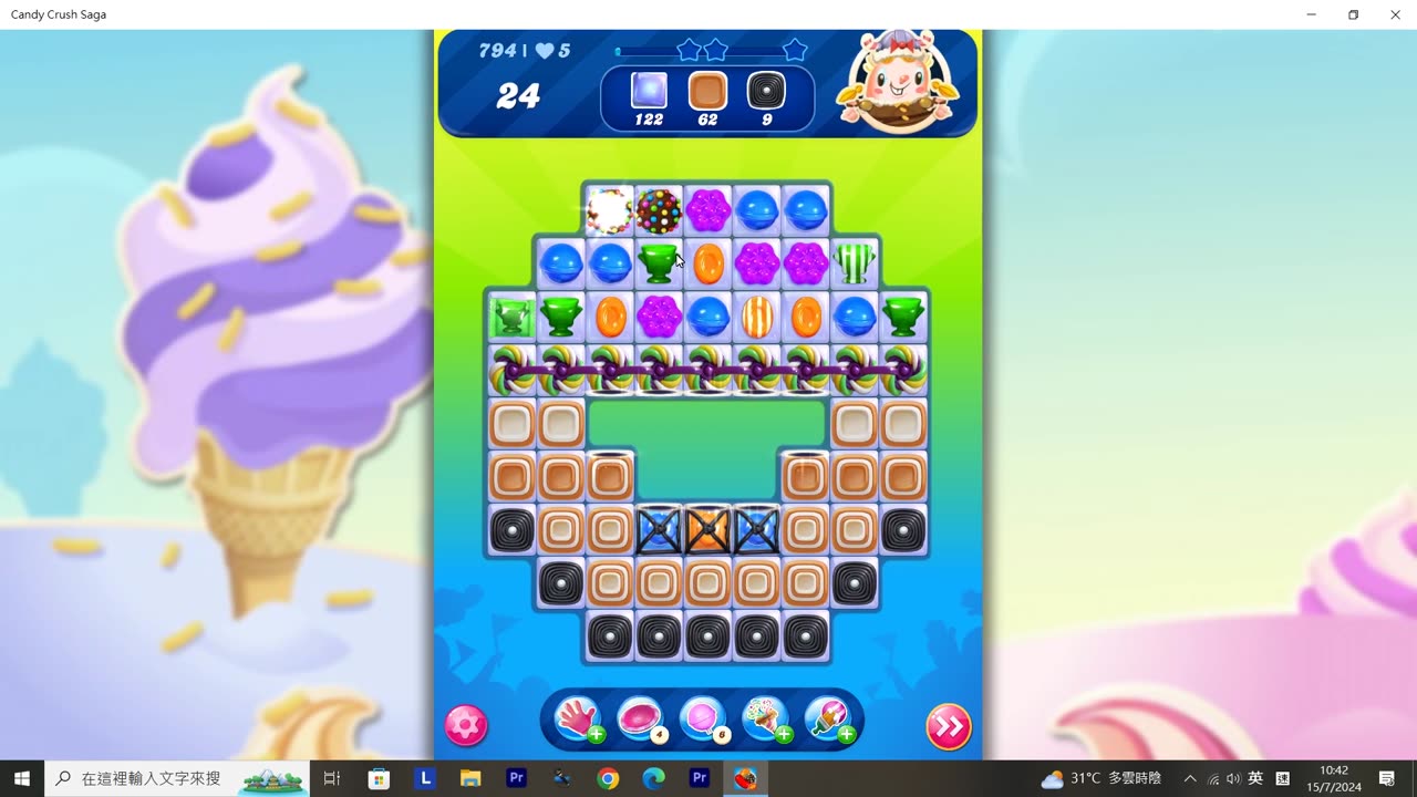 Candy Crush Saga Record (Level 794)