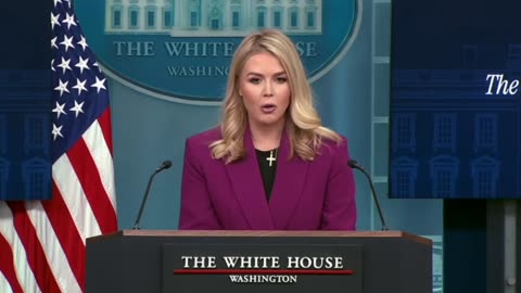 KAROLINE LEAVITT's First Press Conference At The WHITE HOUSE Briefing Room (FULL)