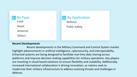 Military Command and Control System Market Growth and Opportunities, 2025-2033