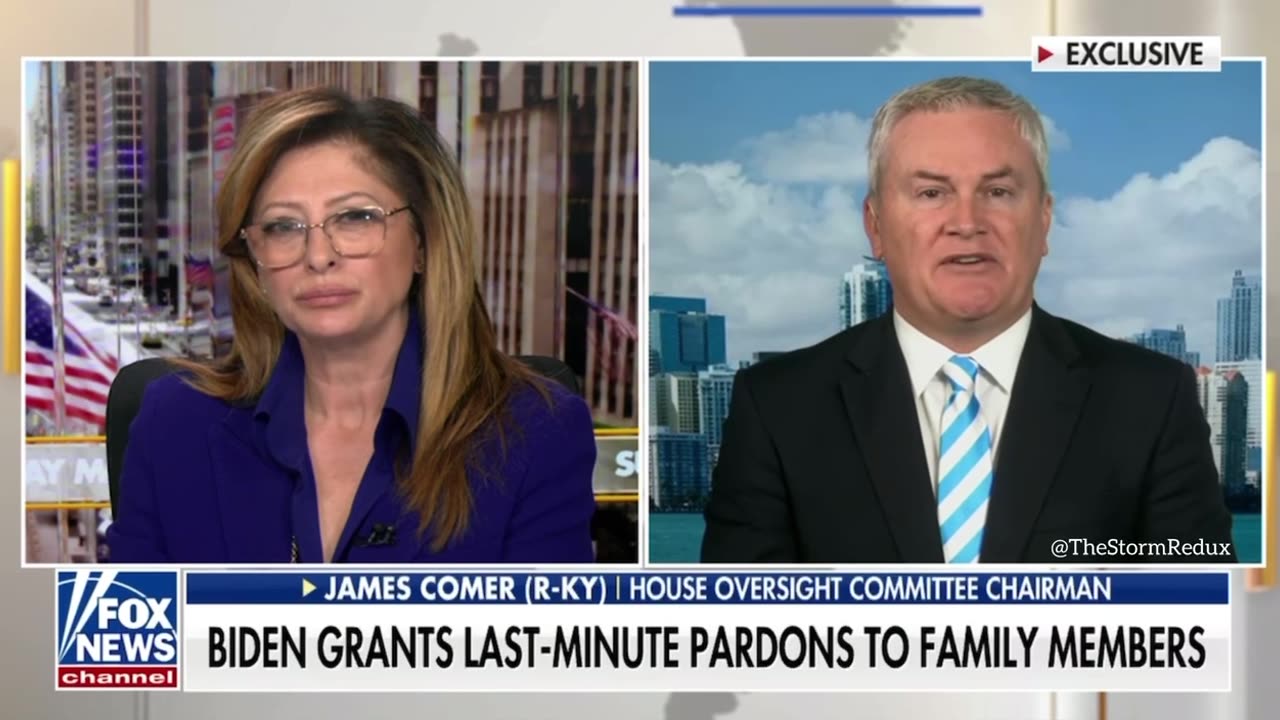 James Comer doesn’t think the pardons Biden issued will hold up in court