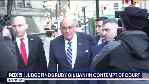Rudy Giuliani Held in Contempt in Georgia Defamation Case