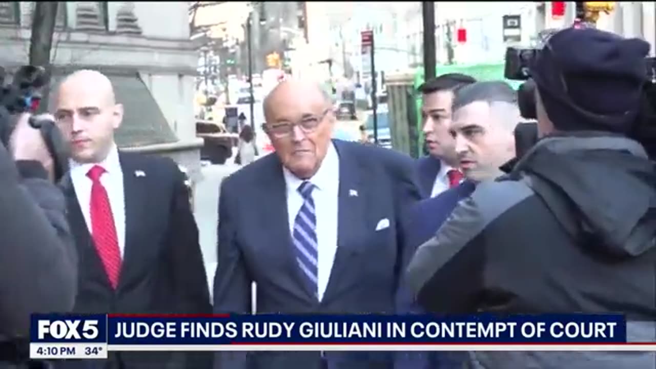 Rudy Giuliani Held in Contempt in Georgia Defamation Case