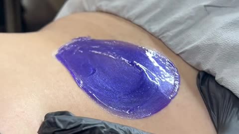 Lower Back Waxing with Sexy Smooth Hypnotic Purple Seduction Hard Wax | @_mich.esthetics