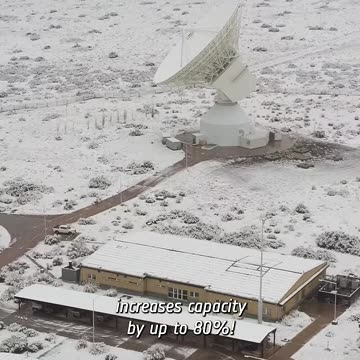 Space communication got a whole lot cooler! ❄️